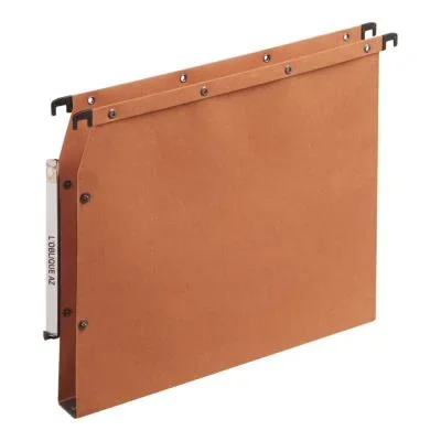 Dossiers suspendus AZV en carte Canson orange – pour armoire – fond 30 mm – lot de 25