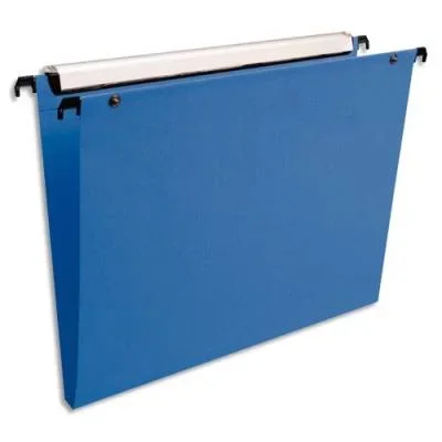 Dossiers suspendus Esselte Premium opaque – fond 15 – pour tiroir – bleu – paquet de 10