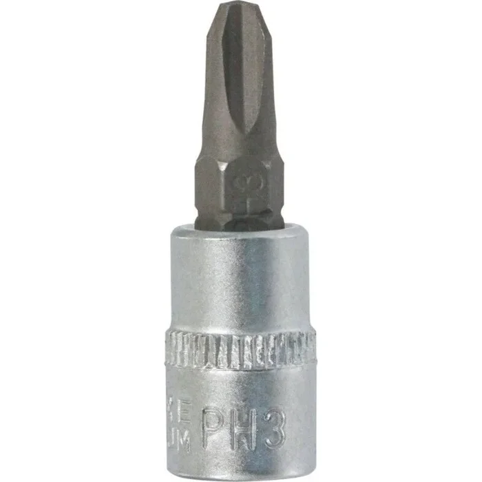 Douille 37mm embout phillips 1/4′ taille ph3 dt DRAKKAR TOOLS – 12083