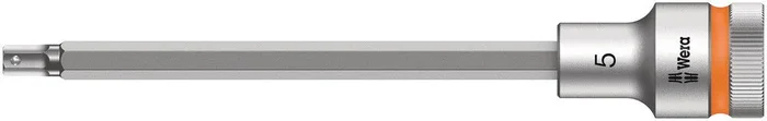 Douille à embout à emmanchement 1/2&Prime; avec fonction de retenue 8740 C HF Hex-Plus 5,0 x 140 mm WERA – 05003841001