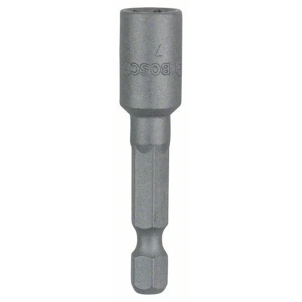 Douille de serrage magnetique 1/4 pour vis 6 pans D7 L50 Bosch