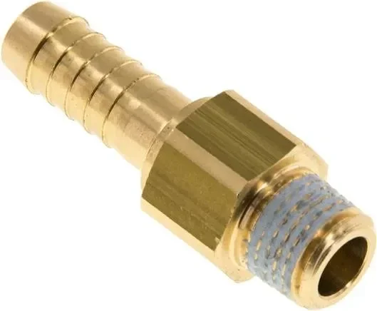 Douille filetée, tournante R 1/4&Prime;-9 (3/8&Prime;)mm, laiton, PN 12