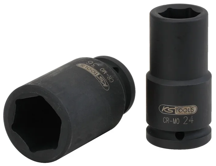 Douille longue à chocs 6 pans 3/4 », 28 mm KS TOOLS – 515.1428