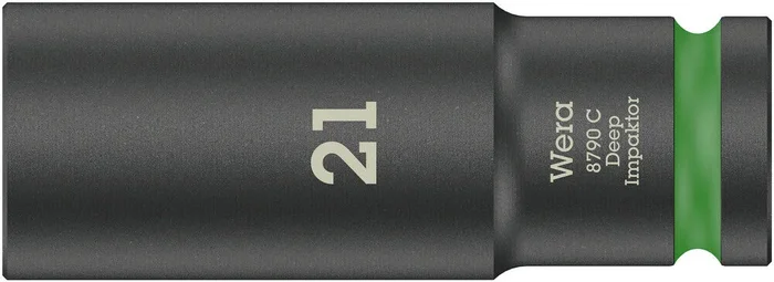 Douille longue à emmanchement 1/2″ 8790 C Impaktor Deep 21,0 Wera – 05004837001