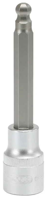 Douille tournevis 6 pans à tête sphérique ULTIMATE® 1/2 », L.110 mm – 8 mm KS TOOLS – 922.1758