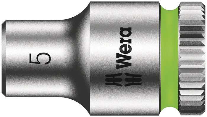 Douille Wera, 6 pans, 1/4 pouce, Métrique