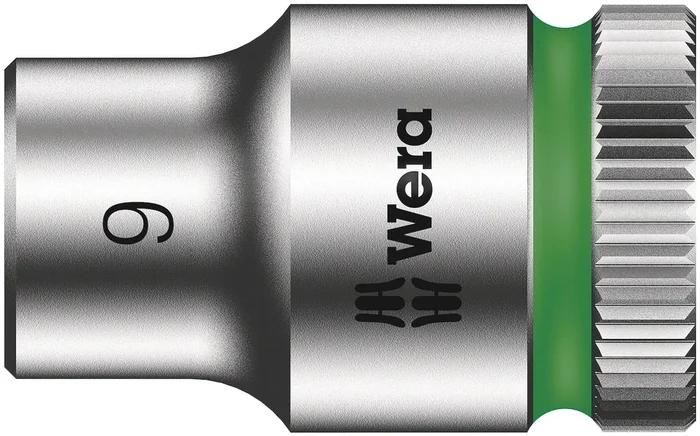 Douille Wera, 6 pans, 3/8 pouce, Métrique