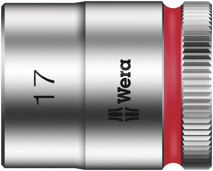 Douille Wera, 6 pans, 3/8 pouce, Métrique