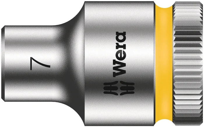 Douille Wera, 6 pans, 3/8 pouce, Métrique
