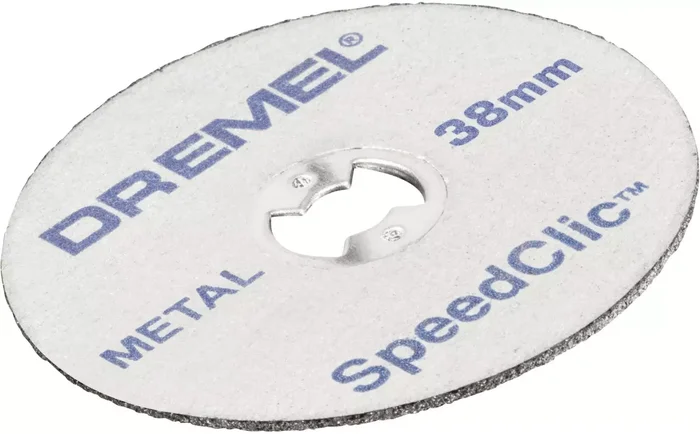 Dremel 2615S456JC – EZ SpeedClic : pack de 5 disques à tronçonner pour la découpe des métaux.