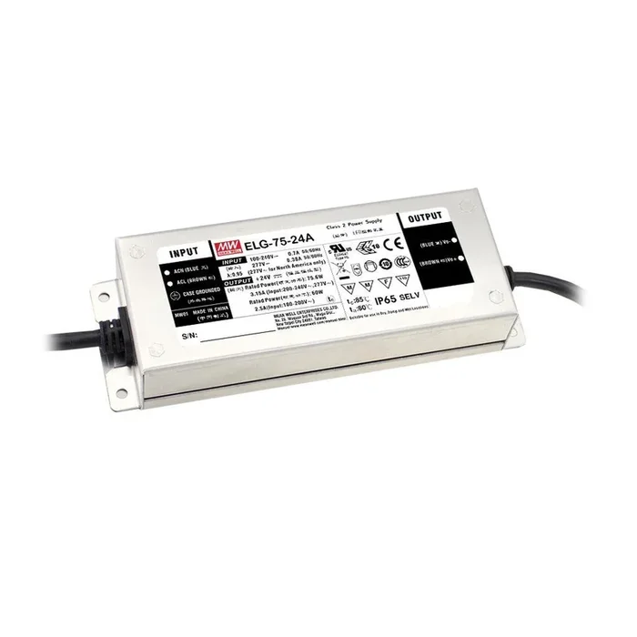 Driver de LED MEAN WELL,sortie 36V 2.1A, 75W