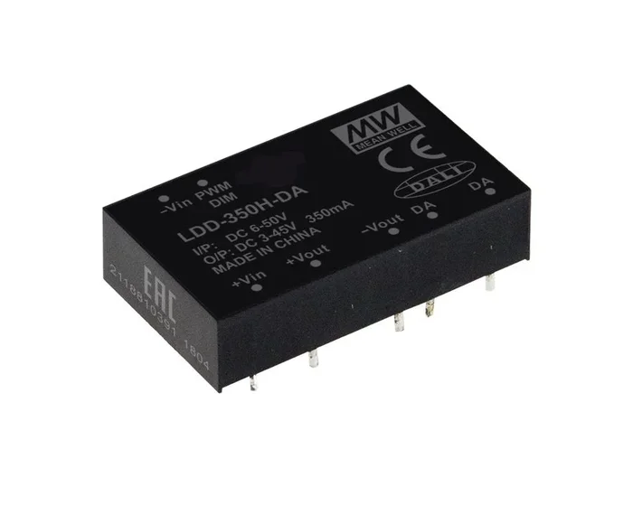 Driver de LED MEAN WELL,sortie Mar-45V 1.05A, 47W