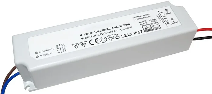 Driver de LED RS PRO,sortie 12V 5A, 60W