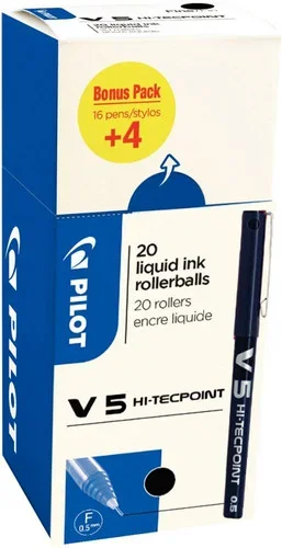 Ecopack 20 rollers V5 noirs dont 4 offerts