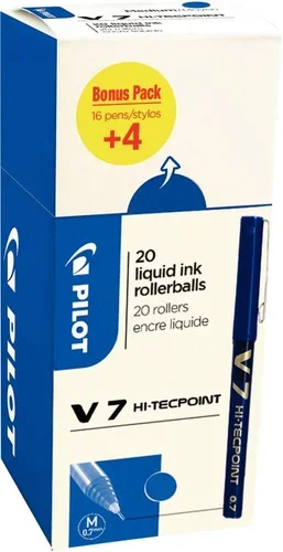 Ecopack 20 rollers V7 bleus dont 4 offerts