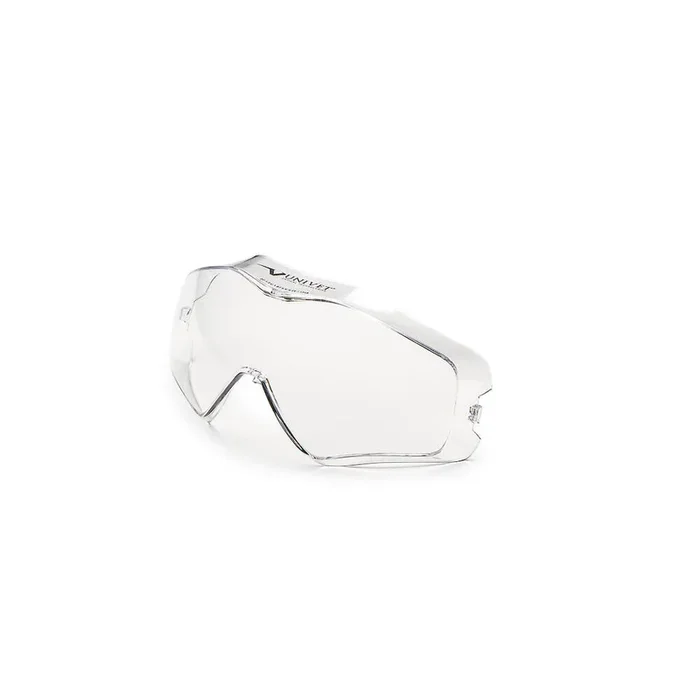 ÉCRAN DE RECHANGE POUR LUNETTES 6X3 INCOLORE – UNIVET – 042117