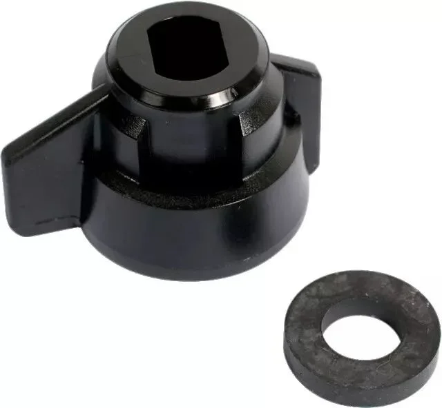 Ecrou buse 1/4 tour pour hardi flat mèplat 8mm (noir)