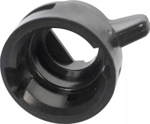Ecrou buse Hardi ergot fin meplat 8mm noir