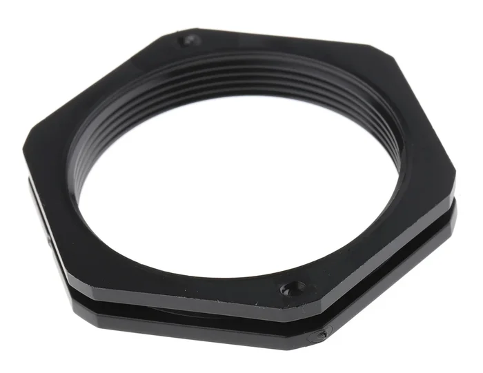 Écrou de presse étoupe RS PRO, M50, Noir, PA 6