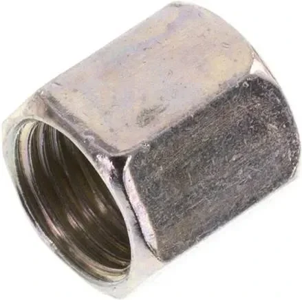 Ecrou de serrage pour bague coupante 5 LL (M10x1), acier galvanisé