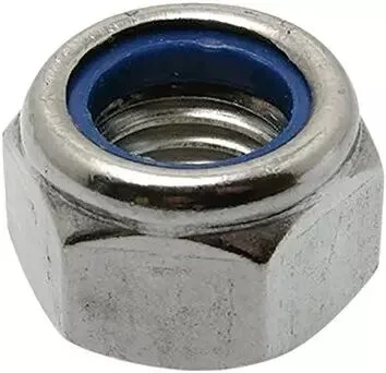 Écrou hexagonal frein nylon m 14 zingué 10.9 (boite de 25)