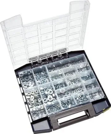 Écrous multibox – rondelles – rondelles élastiques