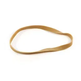 Elastiques – boite distributrice de 100g de caoutchouc blond – format: 180x10mm