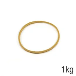 Elastiques – sac de 1kg de caoutchouc blond – format : 60×1.8mm