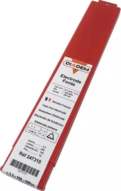 Electrode fonte ø 3,2 boite de 10 diadem