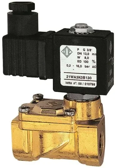 Electrovanne (2/2)/fermée sans courant pilotée / tension 24 V DC 102932