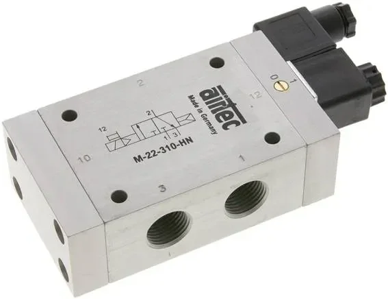electrovanne 3/2, G 1/2&Prime;, position de retour à ressort (NO), 115 V AC