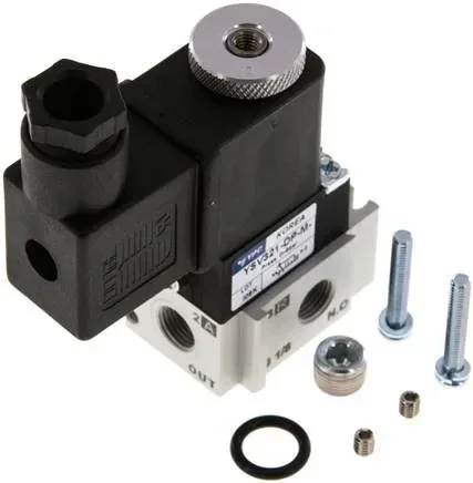 electrovanne 3/2, G 1/8&Prime; (arrivée d&rsquo;air M5), position de retour à ressort (NO), 230 V AC