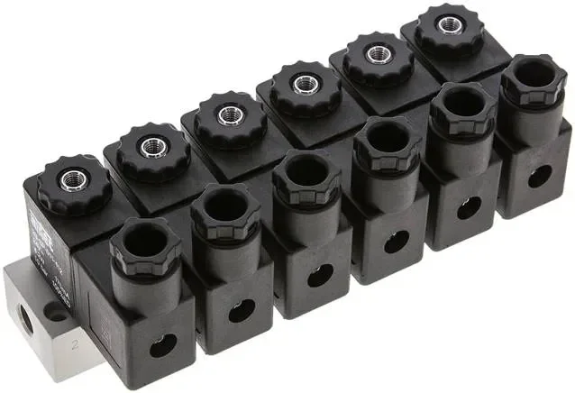 electrovanne 3/2, G 1/8&Prime;, fermée (NC), 6 voies