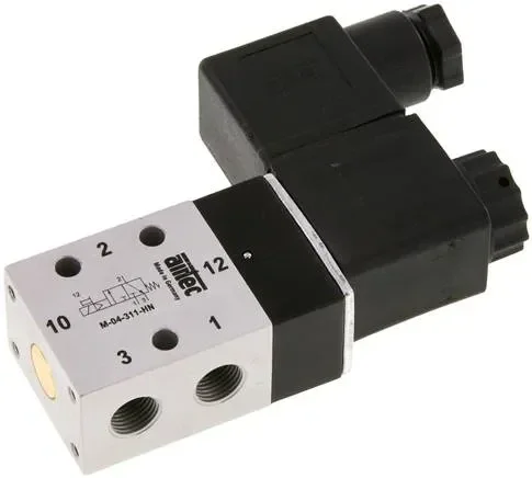 Électrovanne 3/2 voies, G 1/8&Prime;, rappel par ressort (NF), 24 V CA, NW 4