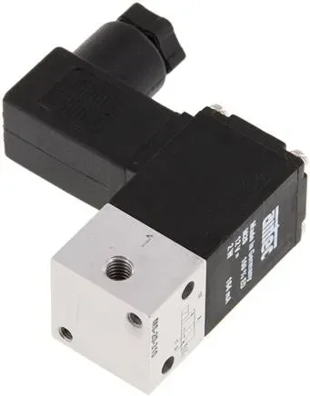 electrovanne 3/2 voies, M 5, 12 V=, position de retour du ressort (NC)