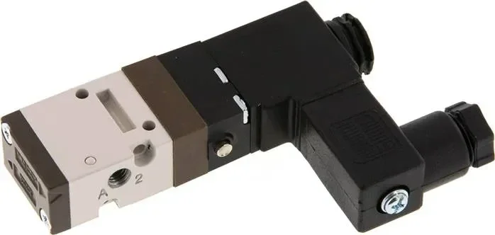 Électrovanne 3/2 voies, M 5, rappel par ressort (NO), 24 V=