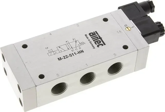 electrovanne 5/2, G 1/2&Prime;, ressort, 24 V AC
