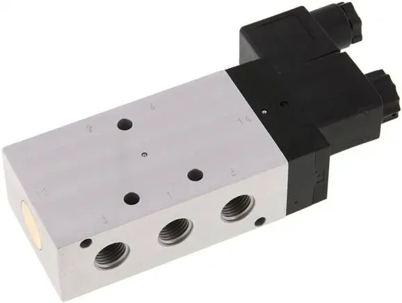 electrovanne 5/2, G 1/4&Prime;, ressort, 230 V AC, NW 9