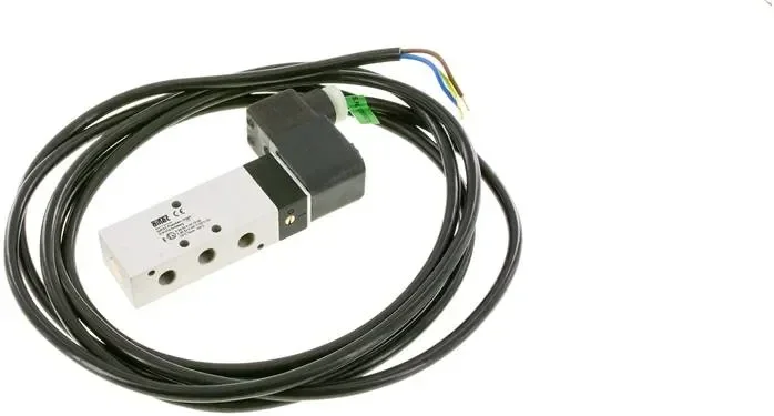 electrovanne 5/2, G 1/8&Prime;, ressort pneumatique, 230 V AC (ATEX), NW 6