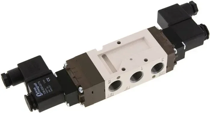 electrovanne 5/3 voies, G 3/8&Prime;, position centrale à l&rsquo;échappement, 24 V AC
