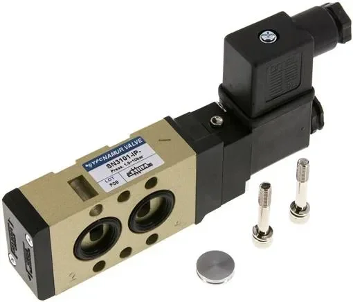 Électrovanne NAMUR, G 1/4″, 5/2 voies (rappel par ressort), 115 V AC