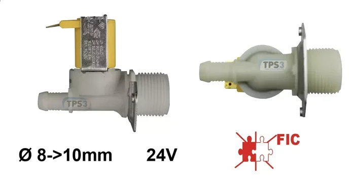 Electrovanne simple droite eaton 24 v ac/dc dn 8-10