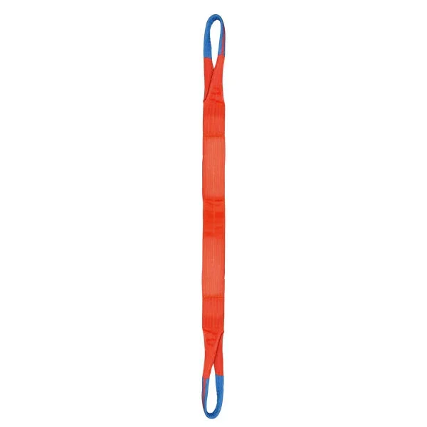 ÉLINGUE SANGLE 4 BANDES 300 MM CMU 20 T ORANGE BOUCLES REPLIÉES LG. 6 M LEVAC – 4822G60-4B