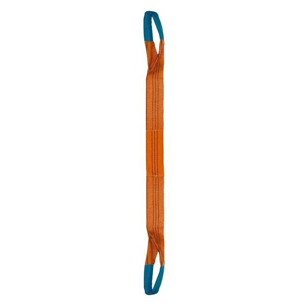 ÉLINGUE SANGLE DOUBLE 300 MM CMU 10 T ORANGE BOUCLES REPLIÉES LG. 10 M LEVAC – 4822G100