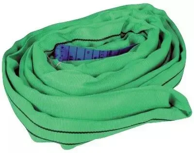 Élingue textile tubulaire verte 60mm x2 mètres 2 tonnes