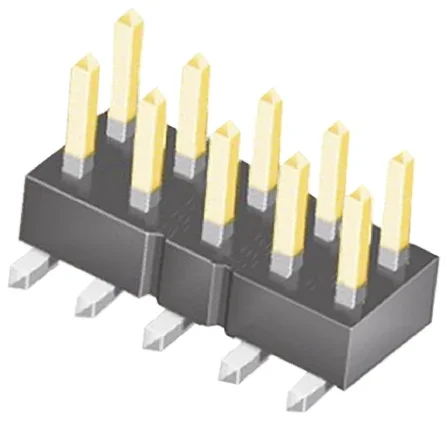 Embase à broches Samtec TSM, 10 pôles , 2.54mm, 2 rangées , 7.0A, Droit