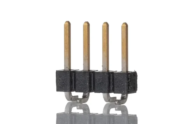 Embase à broches Samtec TSM, 4 pôles , 2.54mm 1 rangée, 7.0A, Droit