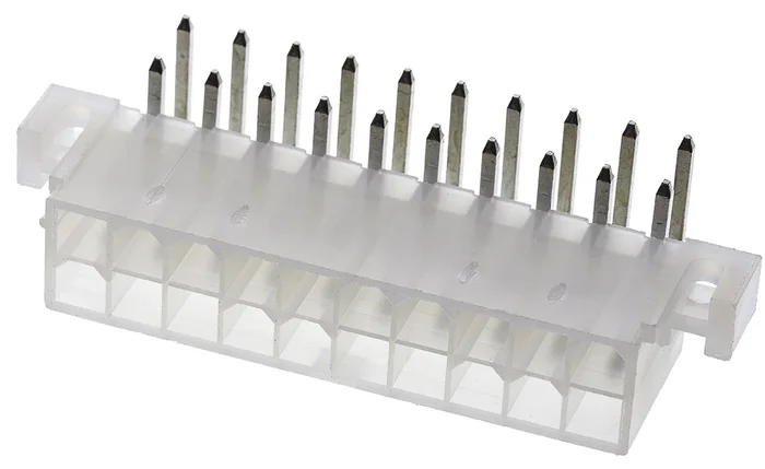 Embases de circuit imprimé Molex Mini-Fit Jr., 20 pôles , 4.2mm, 2 rangées , 6.0A, Angle droit