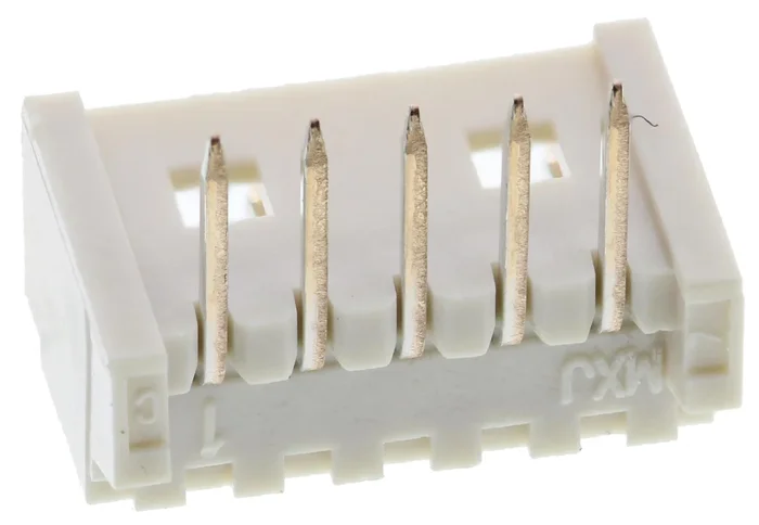 Embases de circuit imprimé Molex PicoBlade, 5 pôles , 1.25mm 1 rangée, 1.0A, Angle droit