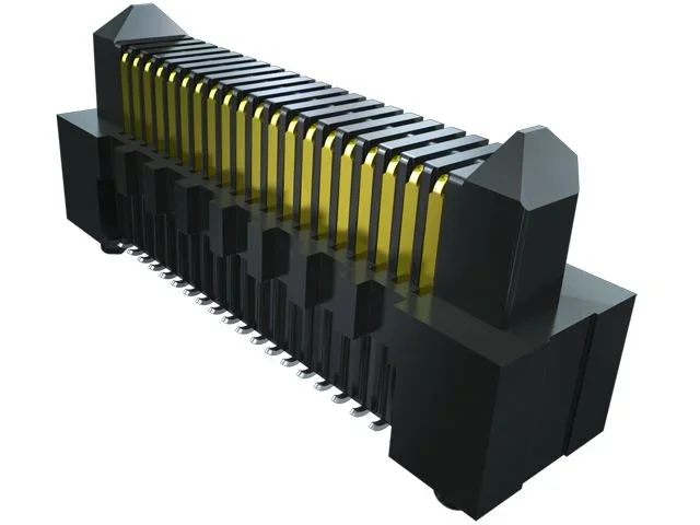 Embases de circuit imprimé Samtec ERM8, 20 pôles , 0.8mm, 2 rangées , Angle droit